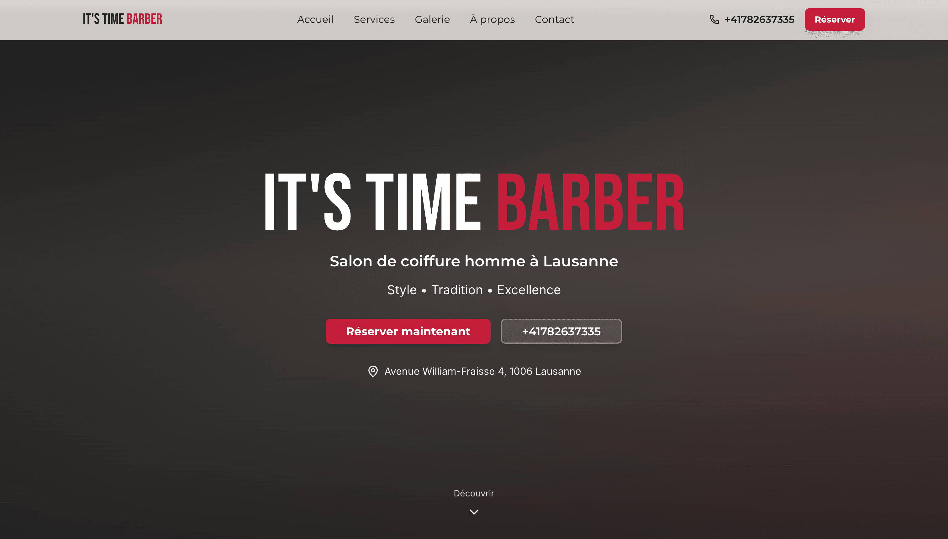 Accueil d'itstime-barber.ch